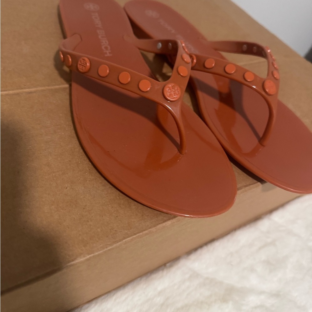 Tory Burch Women's Sandals in Rich Orange - Picture 4 of 7